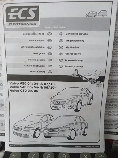 Trekhaak Volvo v50 en andere modellen