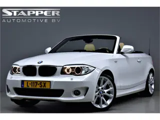 BMW 1 Serie Cabrio 125i 218pk 6-Cil. Automaat High Executive Navi/Xenon/Leer/Stoelverw./Trekhaak/Cli