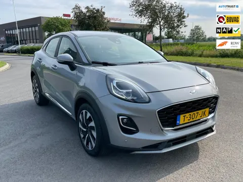 Ford Puma 1.0 EcoBoost Hybrid Titanium, Aut, 1e eig, Geen import, Nap, Mooie km!