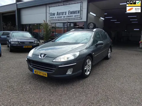Peugeot 407 SW 2.0-16V XS|Auto met Werk!|Airco|Panorama|LM-Velgen|Trekhaak..