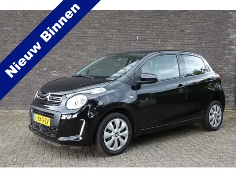 Citroën C1 1.0 VTi Feel, zwart, 5 deurs, airco, camera, zwart 5 deurs. leuke nette auto