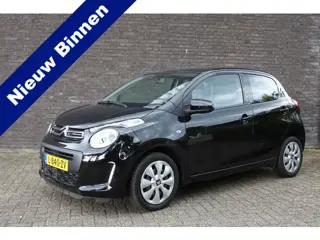 Citroën C1 1.0 VTi Feel, zwart, 5 deurs, airco, camera, zwart 5 deurs. leuke nette auto