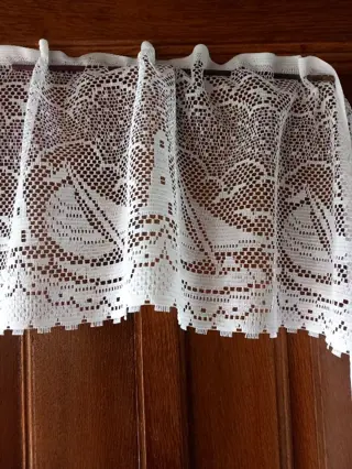 Gordijnen / valletje - 29 cm - met vuurtoren en schepen -