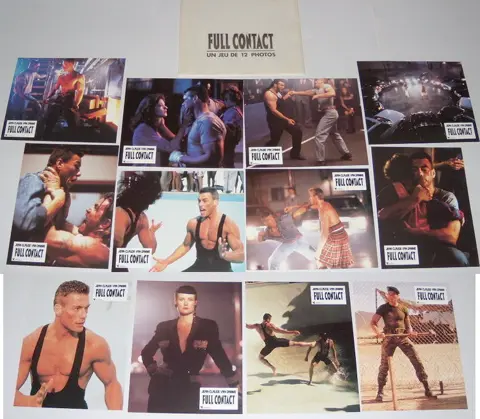 FULL CONTACT lobbycard set.