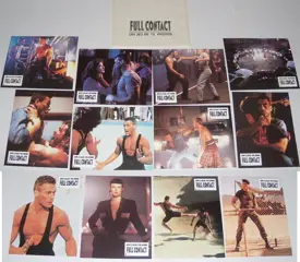 FULL CONTACT lobbycard set.