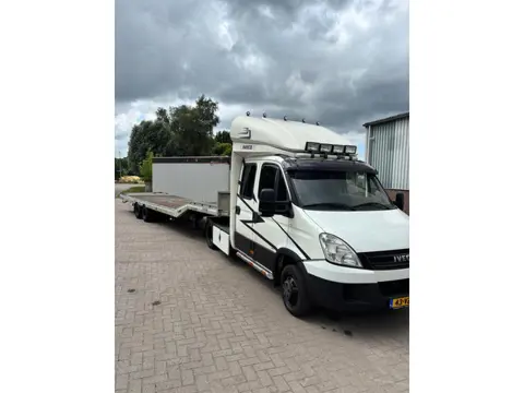 Iveco Daily be combinatie 12 ton trekker veldhuizen knik DIEPLADER