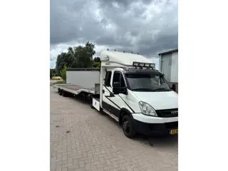 Iveco Daily be combinatie 12 ton trekker veldhuizen knik DIEPLADER