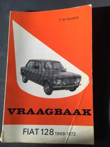 Vraagbaak Fiat 128 1969 / 1972