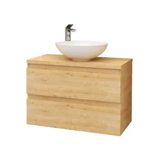 Badmeubel Sally 80cm - Incl keramische wastafel - Safir