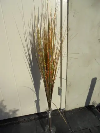 GLITTERTAK GOUDSKLEURIG 100 MTR NIEUW