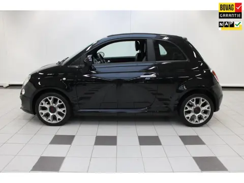 Fiat 500 1.2 Lounge - Cabrio en Lederen Bekleding