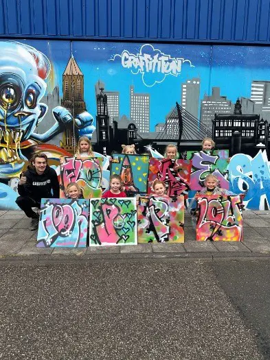 Graffiti feestjes door heel Nederland en Belgie!