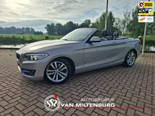BMW 2-serie Cabrio 220i High Executive Leer Stoelverw. Clima PDC v+a