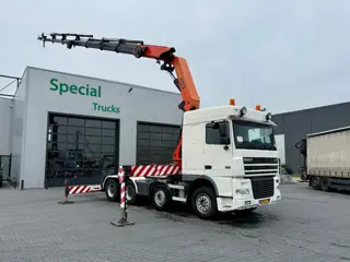 DAF XF 95.480 8X4 / Palfinger PK44002 F (bj 2006)