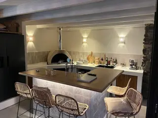 Nieuwe steenoven bakoven pizzaoven Amalfi AD 80cm
