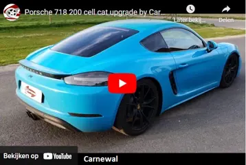 Porsche 982/718 Cayman/Boxster Katalysator upgrade