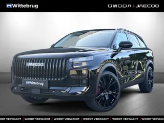 Jaecoo 7 SHS PHEV Exclusive Black Pack en 21 Inch velgen met 1500 KG trekgewicht, 1200 KM RANGE Navi