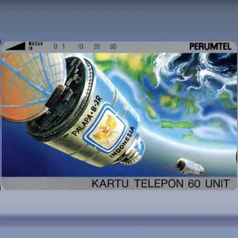 Palapa B-2R Satellite (1990)