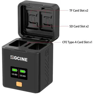 ZGCINE Charging Case For Sony NP-FW50 Battery (PS-FW50)