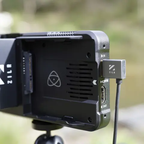 ZILR 4K60p Right Angle Hyper Thin High Speed Cable 50cm