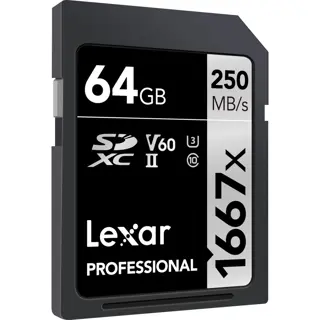 Lexar SDXC Professional 64GB 1667x UHS-II