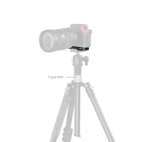 SmallRig 5481 Baseplate With Airtag Slot For Sony Alpha 7C II / Alpha 7CR Zwart