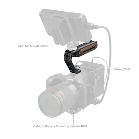 SmallRig 5250 Top Handle With Cold Shoe Mount