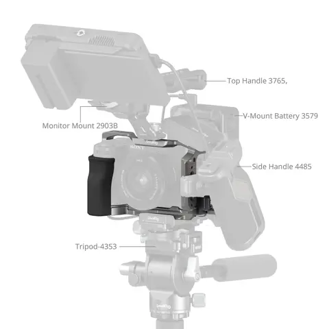 SmallRig 5060 Hawklock Quick Release Cage Kit For Sony A6700