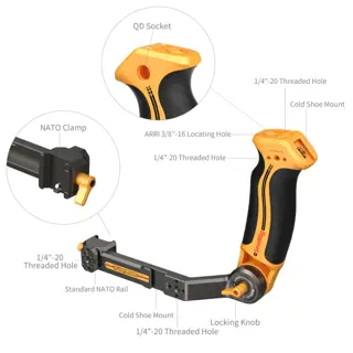 SmallRig 5524 Sling Handle For DJI RS 2 RS 3/4 Pro en Mini (BumbleBee Edition)