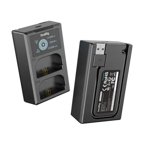 SmallRig 5409 Camera Battery X2 And Charger Kit For Canon LP-E6P