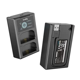 SmallRig 5409 Camera Battery X2 And Charger Kit For Canon LP-E6P
