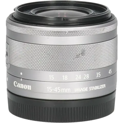 Tweedehands Canon EF-M 15-45mm f/3.5-6.3 IS STM - Zilver CM3987