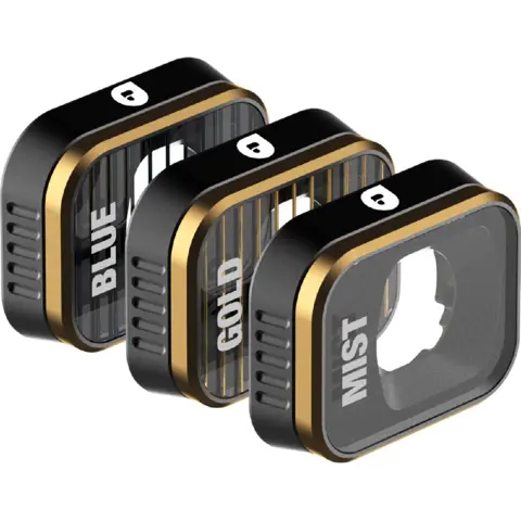 PolarPro DJI Mini 3 Pro filters Mist + Goldm + Bluem