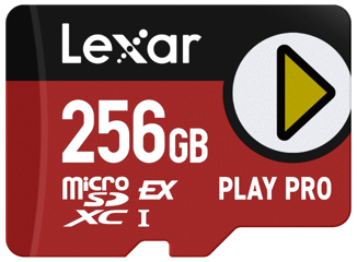 Lexar MicroSD Express 7.1 Play Pro 256GB (104MB/s w/ UHS-I)
