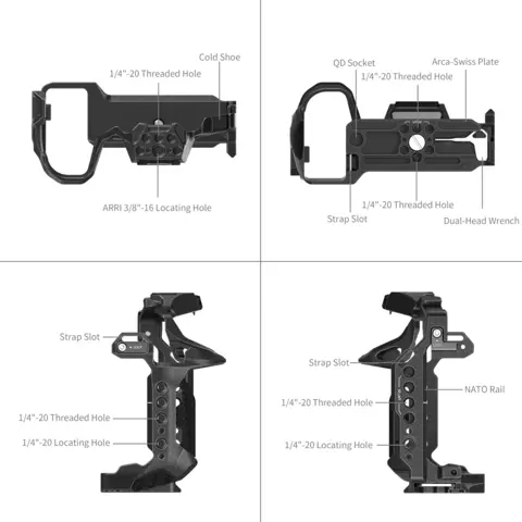 SmallRig 5502 Black Mamba Cage For Panasonic S1R II / S1 II / S1 IIE