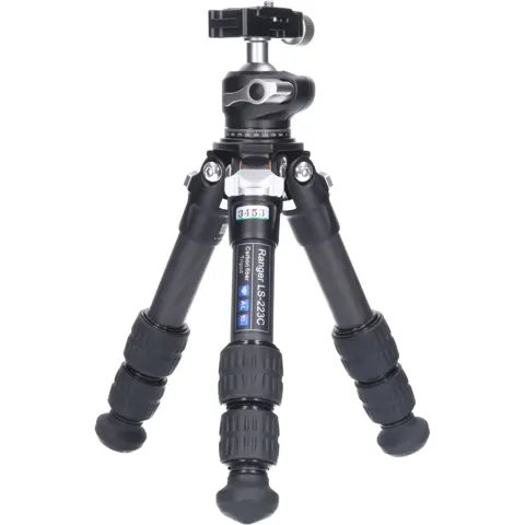 Tweedehands Leofoto Ranger LS-223C carbonstatief met LH-25 balhoofd CM3453