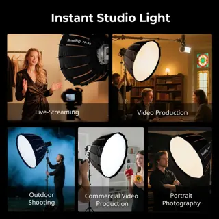 SmallRig 5395 FP-90 Quick-Setup Folding Parabolic Softbox