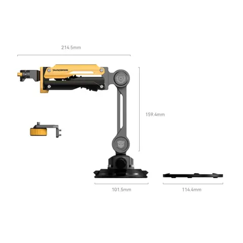 SmallRig 5528 Mini Shock Absorber Arm (Bumblebee Edition)