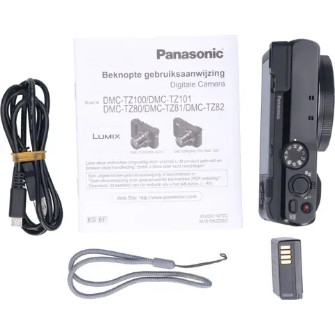 Tweedehands Panasonic Lumix DMC-TZ80 Zwart CM3649