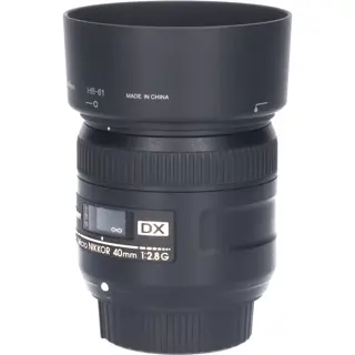 Tweedehands Nikon AF-S 40mm f/2.8G DX Micro CM3637