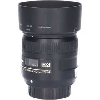Tweedehands Nikon AF-S 40mm f/2.8G DX Micro CM4324