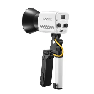 Godox ML60II BI Portable LED Light with AK-B01 Holding Handle and Battery Support Kit