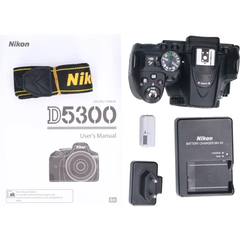 Tweedehands Nikon D5300 Zwart - Body CM3494