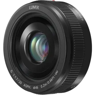 Panasonic Lumix G 20mm f/1.7 II - Zwart