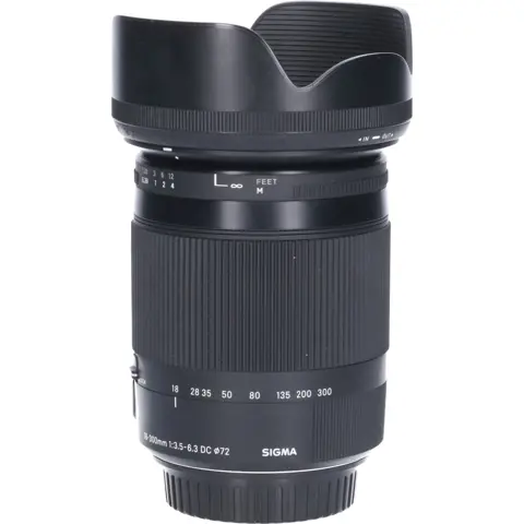 Tweedehands Sigma 18-300mm f/3.5-6.3 DC OS HSM Macro Contemporary Canon CM3891