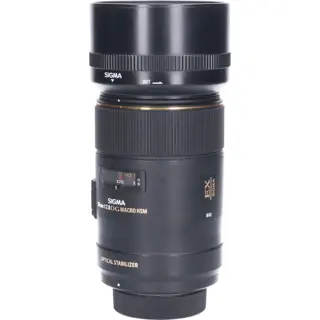 Tweedehands Sigma 105mm f/2.8 EX DG OS HSM Macro Nikon CM3541