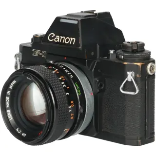 Tweedehands Canon F-1 + FD 50mm f/1.4 SSC CM3201