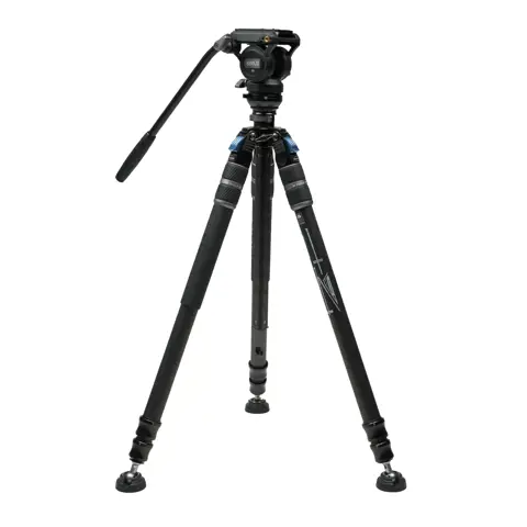 Sirui SVS60+S3 ONE-Step Carbon Fiber Height Adjustment Video Tripod