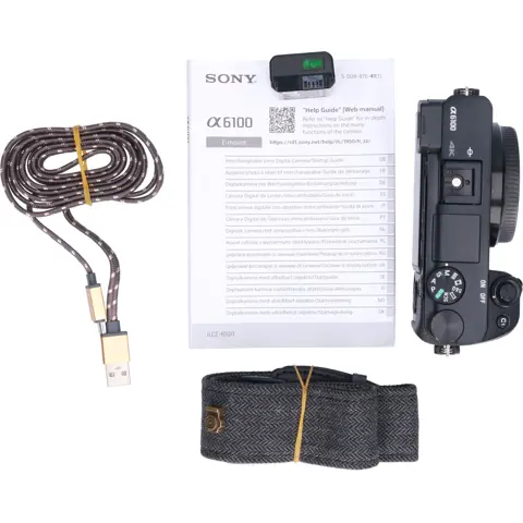 Tweedehands Sony A6100 Body Zwart CM3613