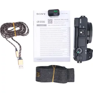 Tweedehands Sony A6100 Body Zwart CM3613